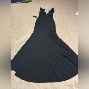 Lulus Black mermaid style formal gown